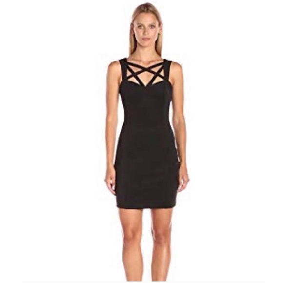 Guess Strappy Criss Cross Bodycon Dress - Picture 2 of 8